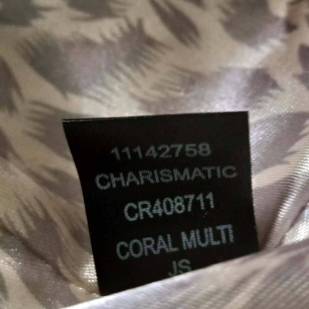 Guess Faux Croc Two Tone Pink Handbag & Guess Wallet Trifold GUC - Picture 13 of 16